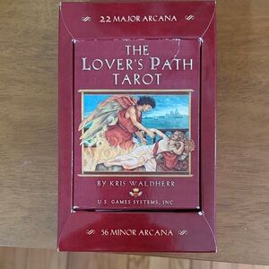 The Lover's Path Tarot Deck by U.S. Games Systems - Rich Red Box